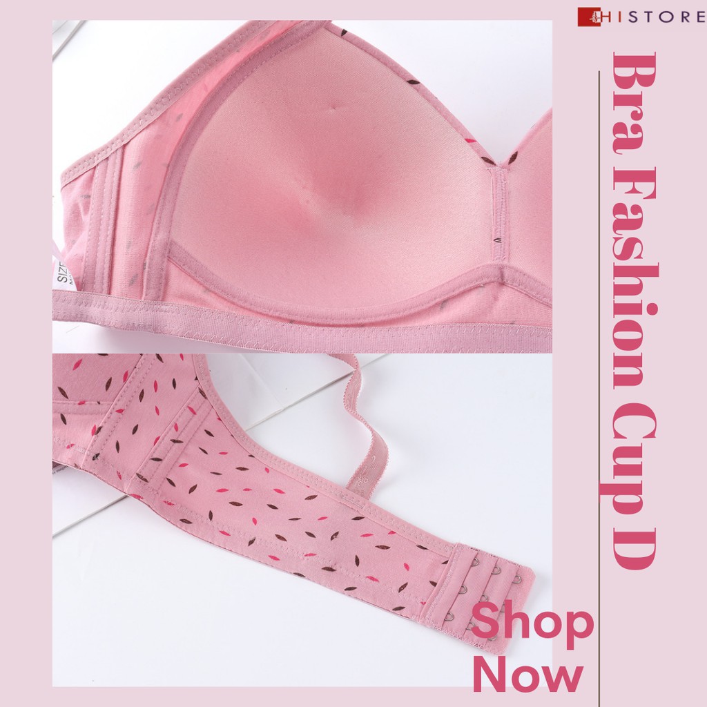 Bra BH JUMBO CUP D Fashion Wanita Bra wanita Premium Busa Tipis Tanpa Kawat Sangat Nyaman 8037