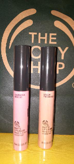 The Body Shop Lipmatte 8 Ml The Body Shop / Nairobi Camelia Sicily Iris / Paris Peony