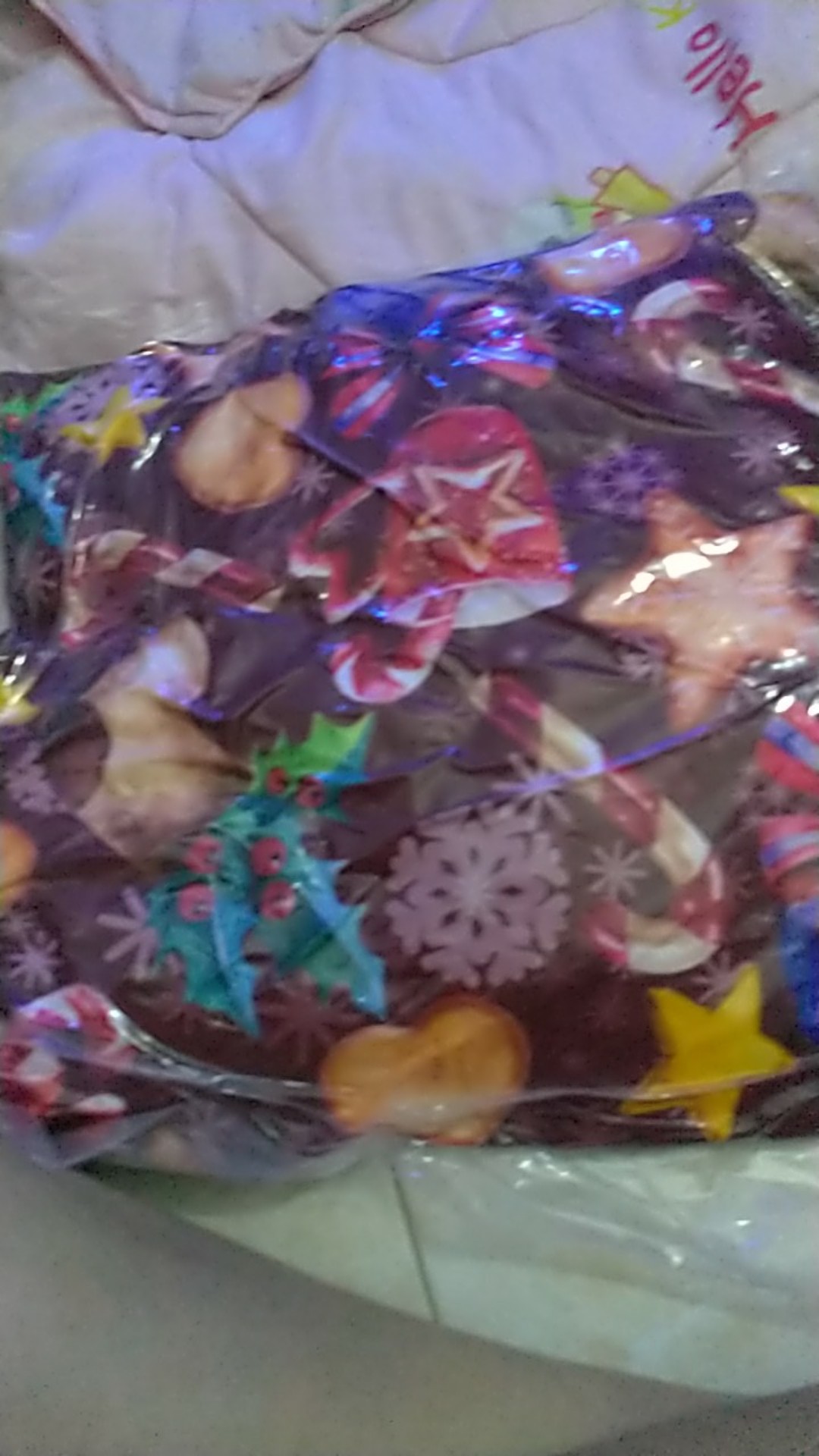 Bantal Natal Christmas 40x40cm Tartan Rusa Elegan