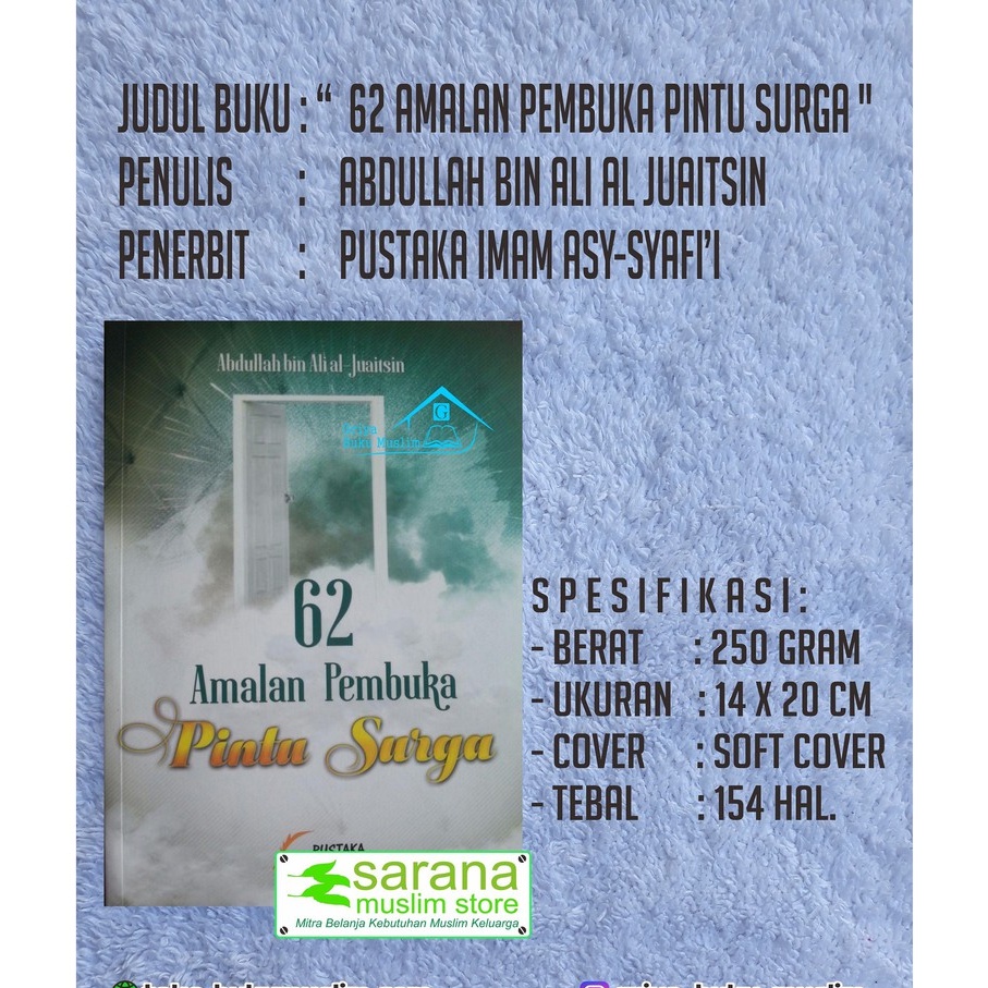 BUKU 62 AMALAN PEMBUKA PINTU SURGA