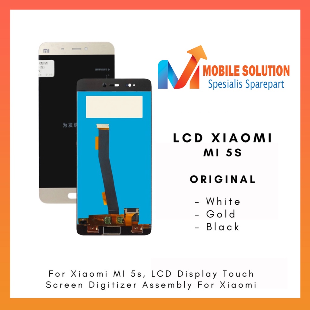 GrosIr LCD Xiaomi Mi 5s ORIGINAL 100% Fullset Touchscreen Garansi 1 Bulan + Packing + Bubbel