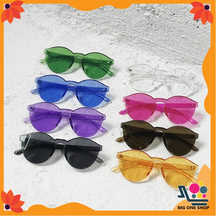 Kaca Mata Jelly Bening / Kacamata Jelly Transparan Fashion Wanita Warna Warni