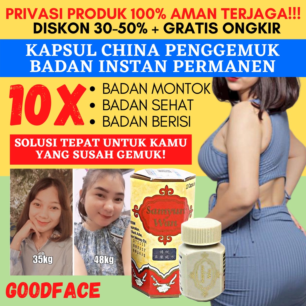 OBAT GEMUK BADAN SAM YU WAN WISDOM SAMYUNWAN PENGGEMUK BADAN BPOM