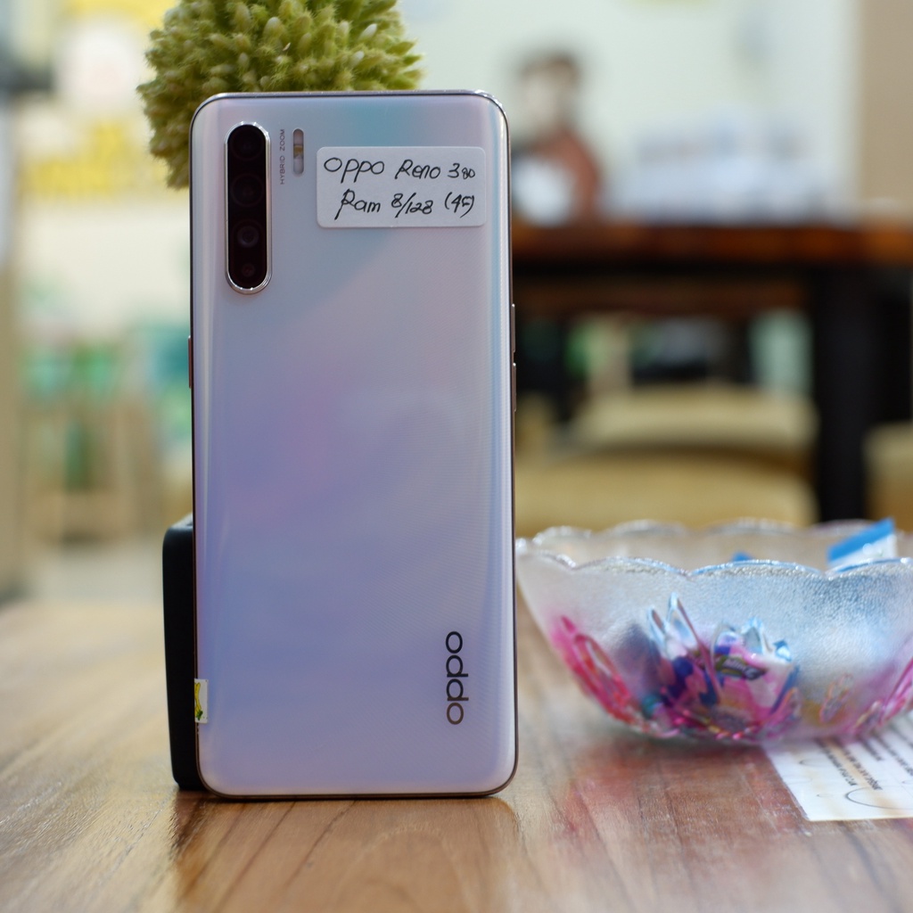 Oppo Reno 3 8/128 Fullset - Hp Second Bekas