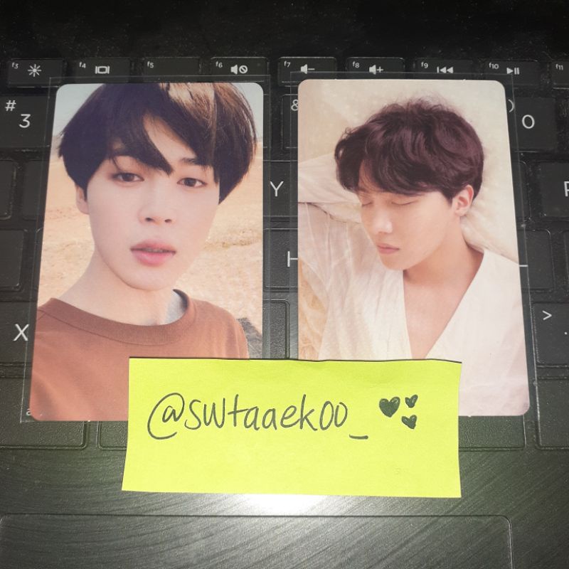 PC PHOTOCARD JIMIN TEAR Y J-HOPE JHOPE TEAR U LYS BTS