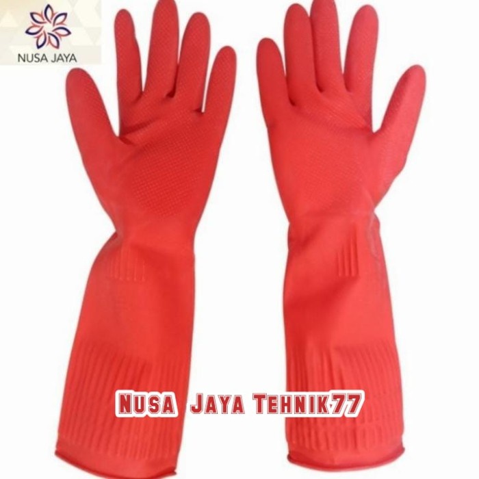 SARUNG TANGAN KARET PANJANG IGM FREE ONGKIR