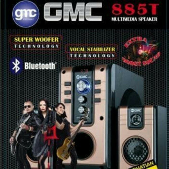 Multimedia Speaker Bluetooth GMC 885T BT 95 Watt