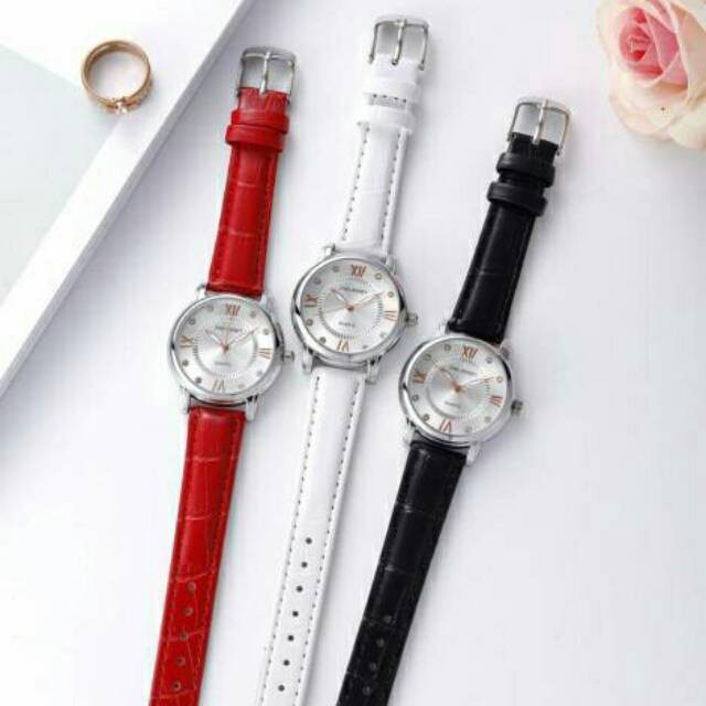 CEWEK STAINLESS TAHAN AIR BERKUALITAS TERLARIS//  Promo 3 hari Jam Tangan Wanita 8188 Jimshoney