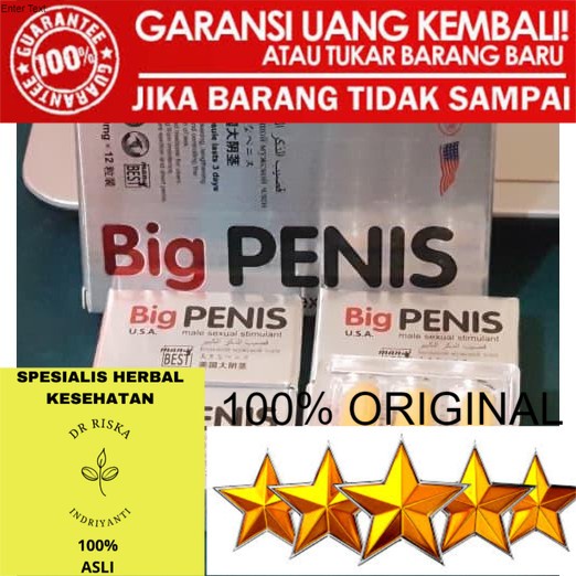 100% ASLI **PROMO** ORIGINAL BIG PENIS PRIA KUAT TAHAN LAMA ASLI