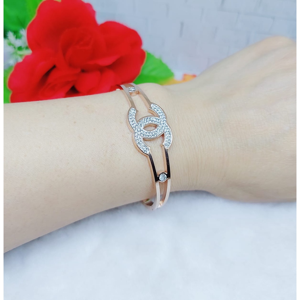 Gelang &amp; Cincin Set Titanium CC Y001