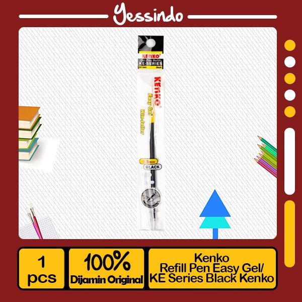 

1 Pcs Refill Pen Easy Gel/KE Series Black Kenko