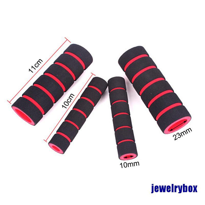 (Jewelrybox) 2 Pasang Cover Tuas Rem / Kopling Sepeda Bahan Spons Lembut