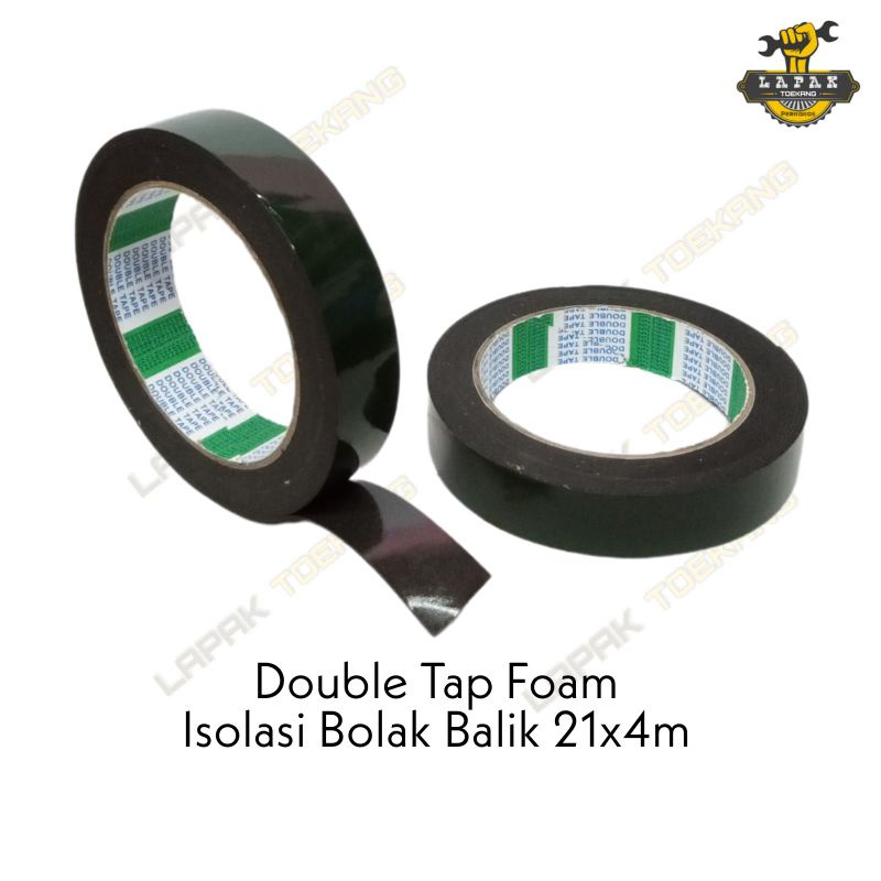 

Double Tape Foam Isolasi Bolak Balik spon 21mmx4m Super Rekat
