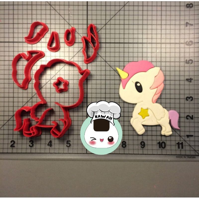 

BABY UNICORN COOKIES CUTTER SET - (BARANG CACAT) B