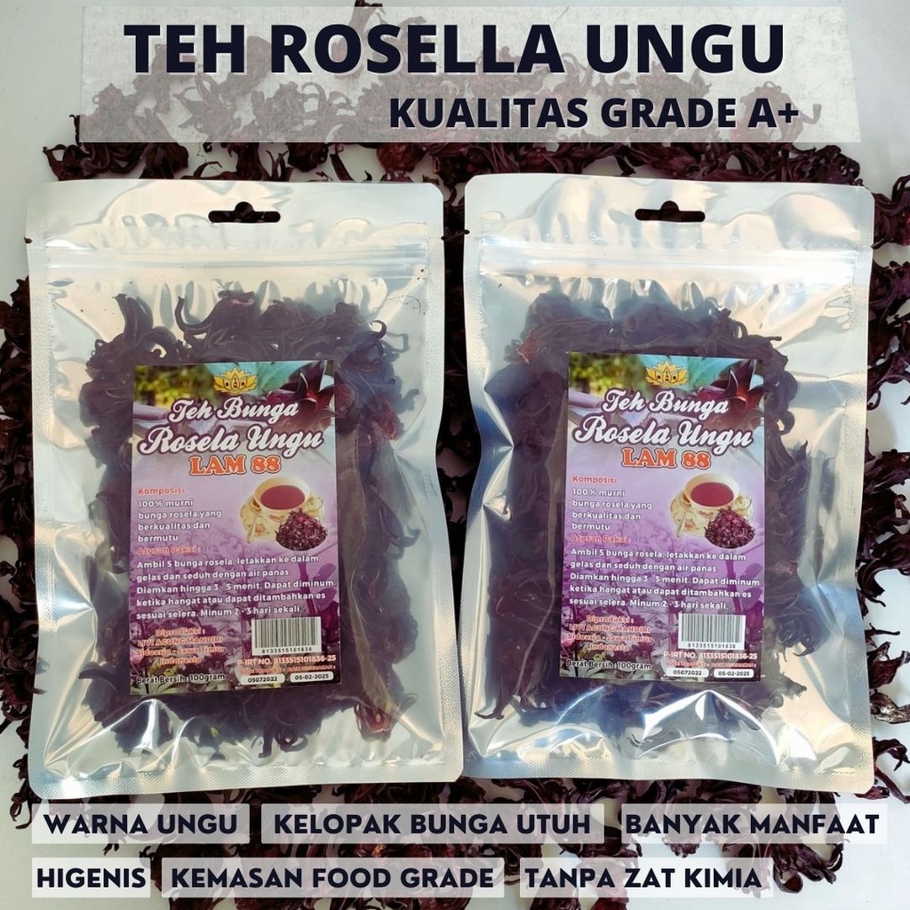 Jual Teh Bunga Rosella Ungu Shopee Indonesia 6931