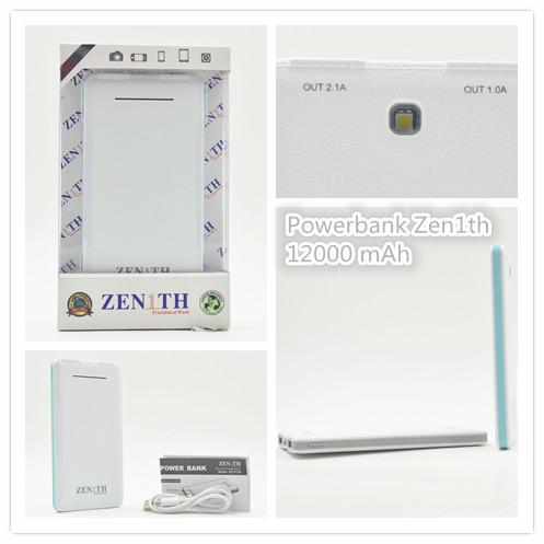 Powerbank Zen1th 12000 mAh- Putih