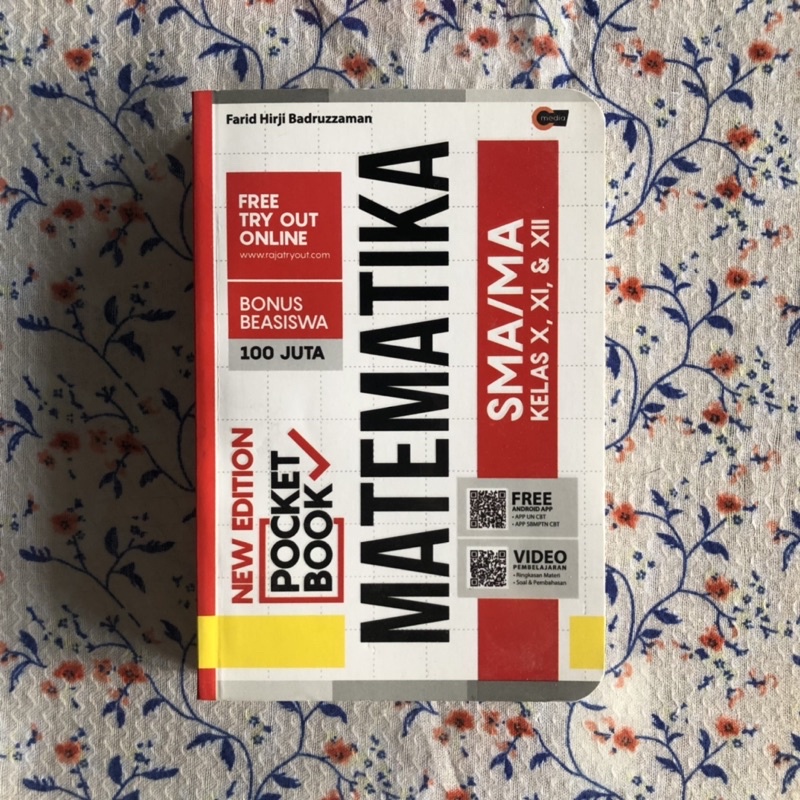 Pocket Book Matematika SMA Kelas 10, 11, dan 12 (Preloved)