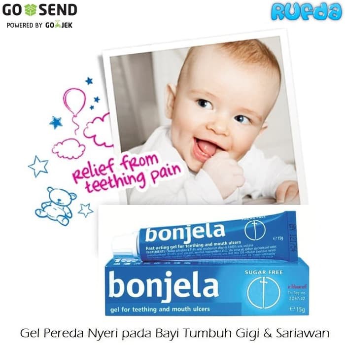 Bonjela teething gel pereda nyeri tumbuh gigi dan sariawan bayi Perawatan Bayi Kesehatan Bayi mura