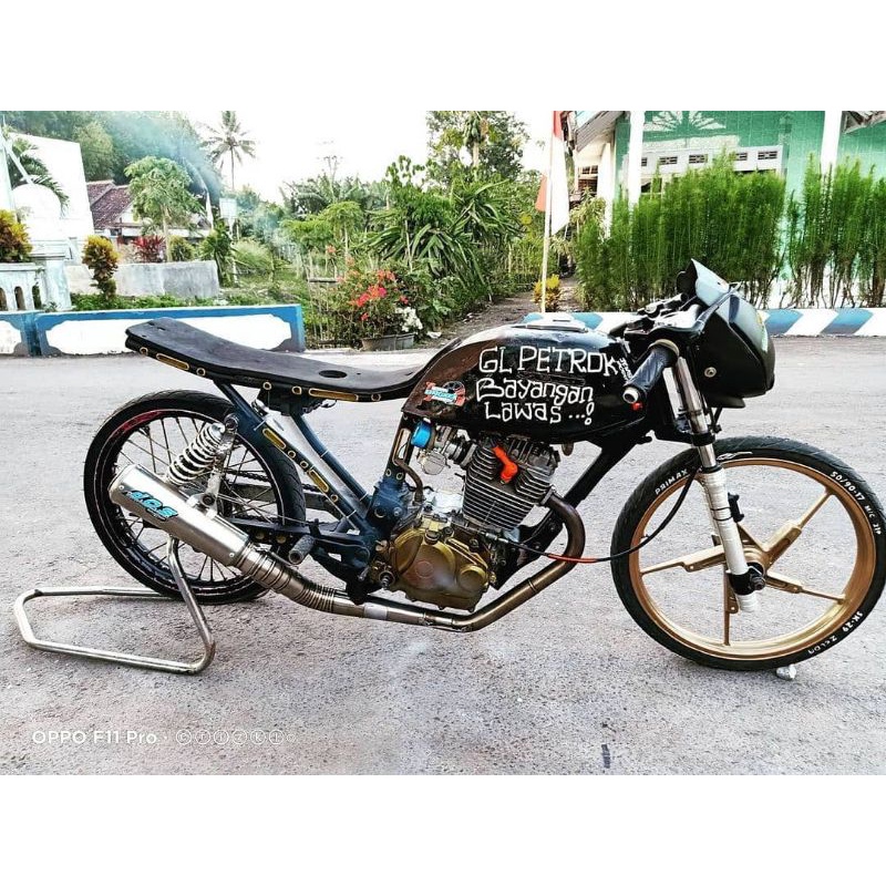Knalpot D.O.S Muffler Dos Muffler Original Jogja CB GL TIGER MP Type Gp FFA Kompetisi Stainless Orig