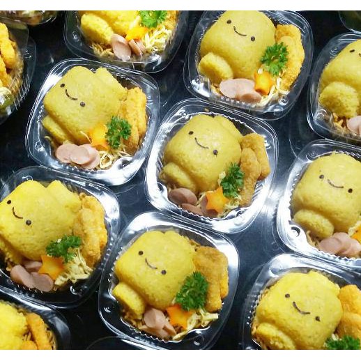 Mika Burger/Mika Bento Mini/Mika Snack/Mika Nasi/Tray Burger Mini