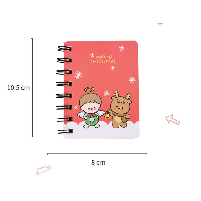 Buku Tulis Christmas Edition / Notebook Tema Natal / Notes Mini MERRY CHRISTMAS / Notes Tempel Memo Mini Gambar Xmas / Sticky Notes