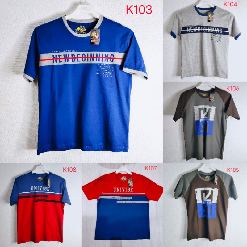 NEW Kaos T-Shirt Kids Anak Laki-Laki Terbaru AK103 AK104 AK105 AK106 AK107 AK108