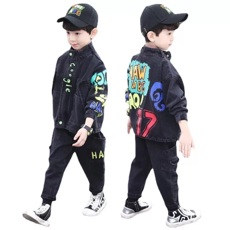 Jaket anak keren terbaru bahan cotton drill