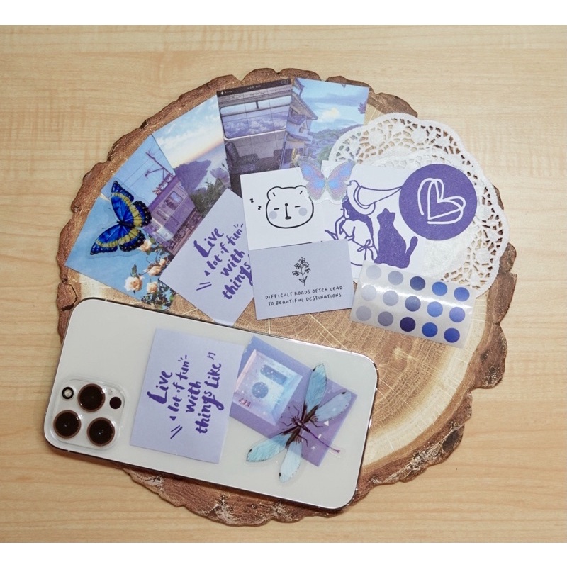 

Deco Stickers Sky Blue Bundles Aesthetics | Journal, Scrapbook, DIY Phone case & Bujo.