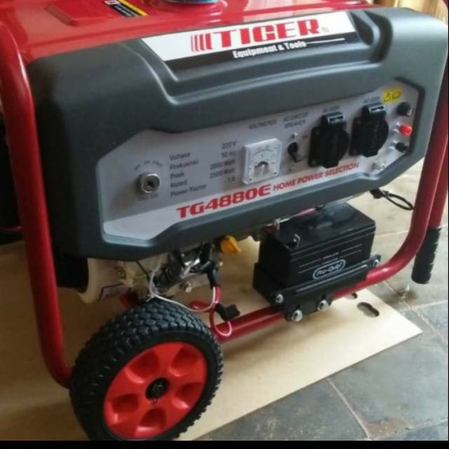 PROMO MURAH  Mesin genset bensin TIGER TG4880E/2500watt