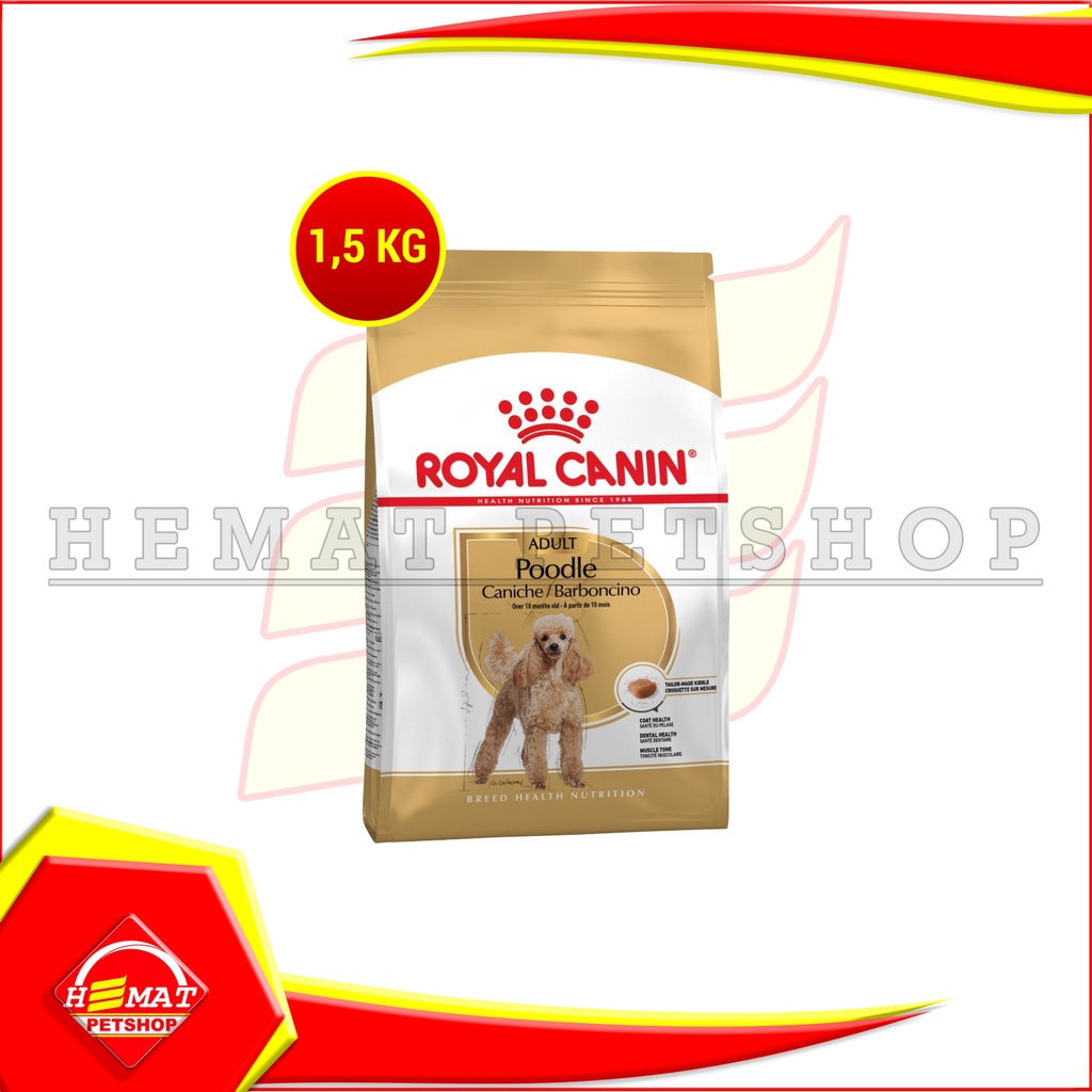 Makanan Anjing Royal Canin Adult Poodle 1,5 Kg