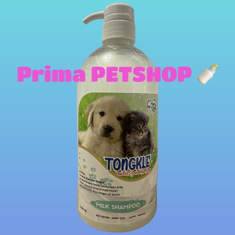 Shampoo shampo kucing anjing anabul TONGKLE 1L 1 L 1000ml 1000 ml anti kutu jamur