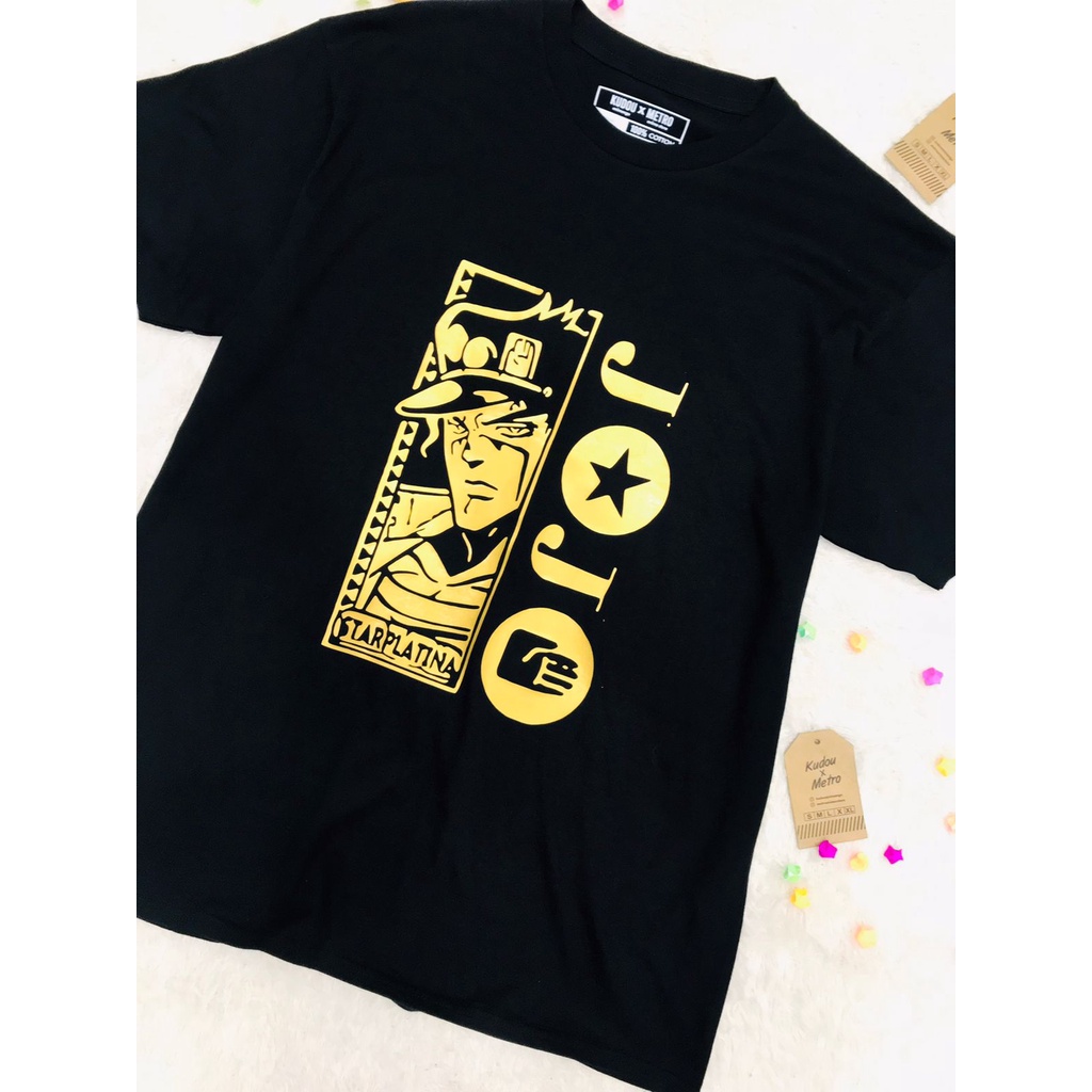 Tshirt Jojo Starplatina Anime Manga Premium Unisex