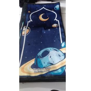 Big Sale.. Sajadah Travel Anak UMMIKU / Sajadah Lipat Motif Anak Anak / Sajadah Travelling