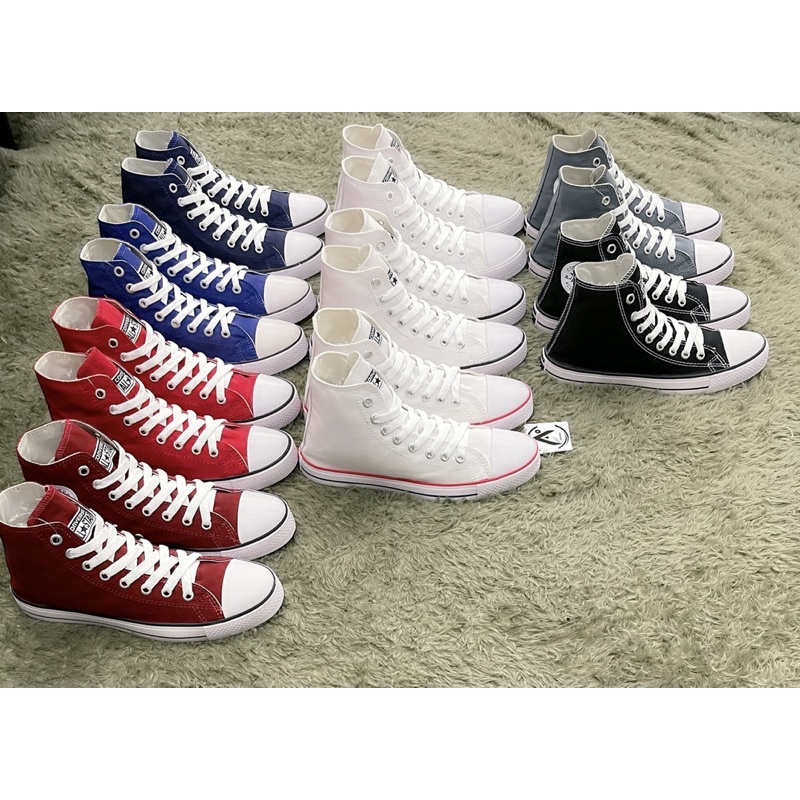 SEPATU BOT/TINGGI SEPATU SNEAKER CASUAL CONVERS3 HI PREMIUM 100% SEPATU PRIA WANITA FREE BOX