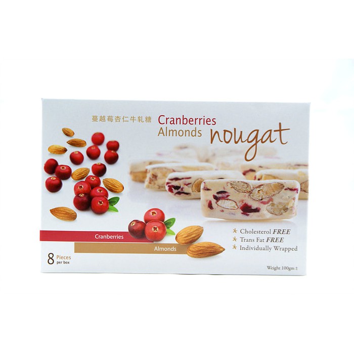 

Cranberries Almond Nougat 100gr