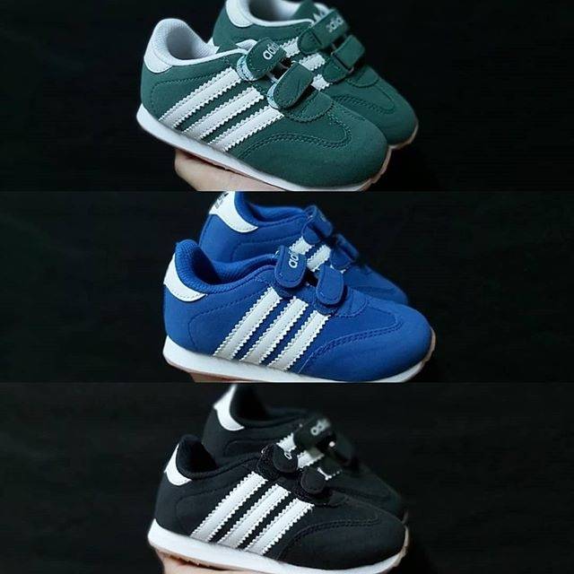 Sepatu Adidas Dragon Junior Anak Kids Hitam Hijau Biru Laki-laki Perempuan Lucu Keren Kado Hadiah