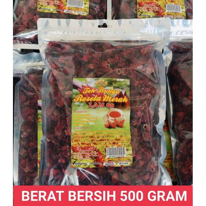 teh rosela merah 500 gram