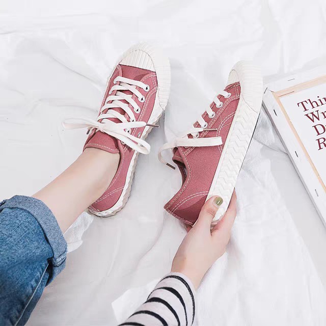 2.2 COD Sale DENDEN.ID Sepatu Kanvas Wanita Sneakers Korea Import DD1005