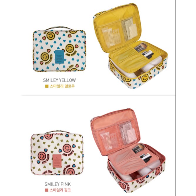 Tempat Penyimpanan Tas Kosmetik Make Up Traveling Organizer Pouch Unik Sabun Mandi Shampo Simpan Bar