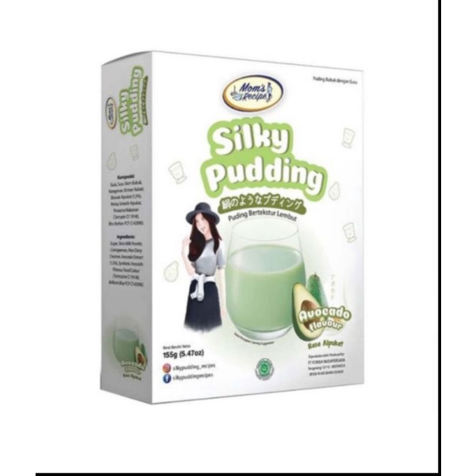 SILKY PUDDING Forisa Mom's Recipe 155 gr PUYO Puding Susu Avocado Alpukat