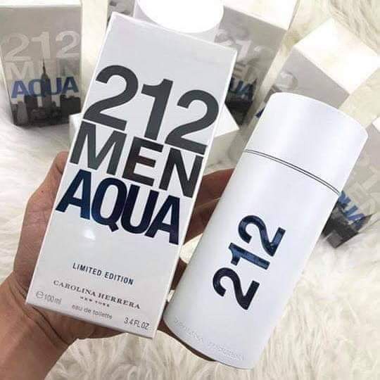 PARFUM PRIA 212 MEN AQUA LIMITED EDITION BOX COVER ORI-IMPORT