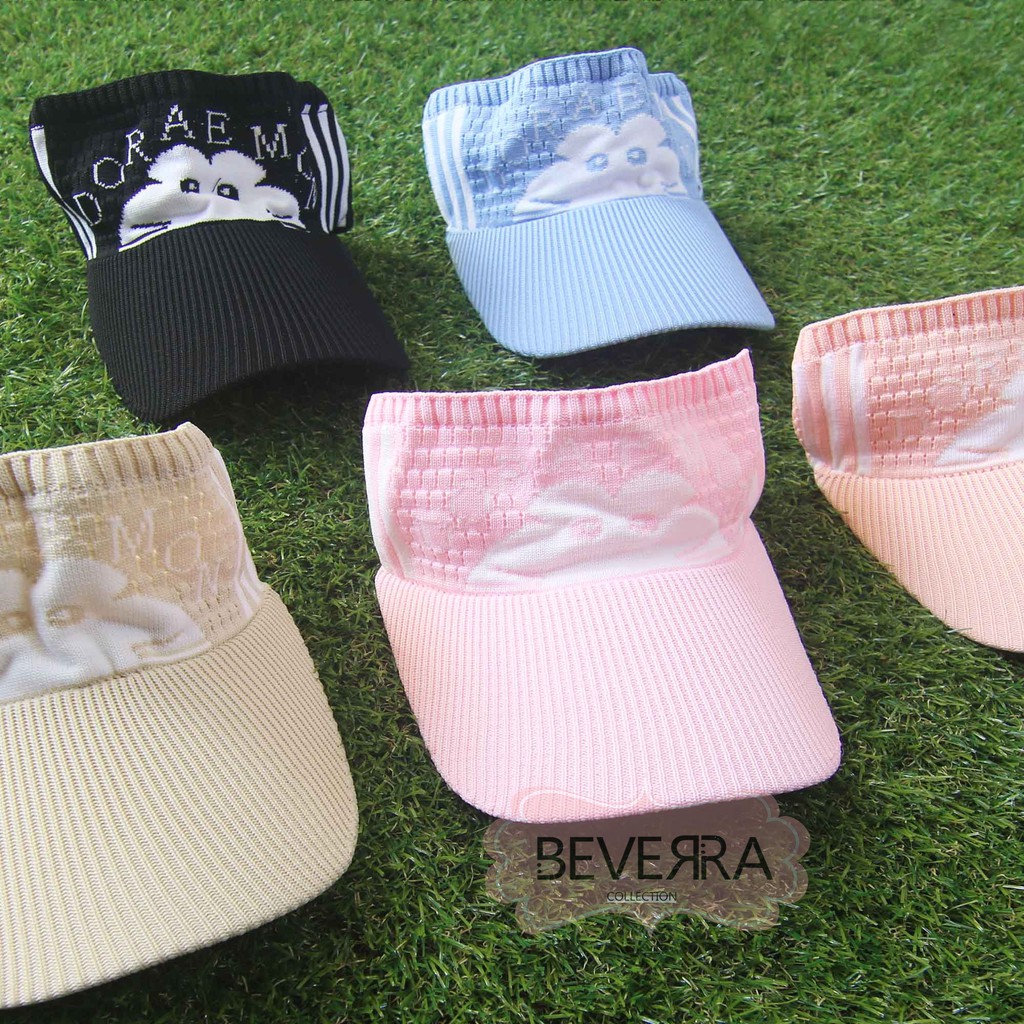 TOPI ANAK RAJUT VISOR PANTAI SUNSHADE MOTIF KARTUN BASEBALL ANTI UV ANAK KECIL LUCU LUCU - ZH-6