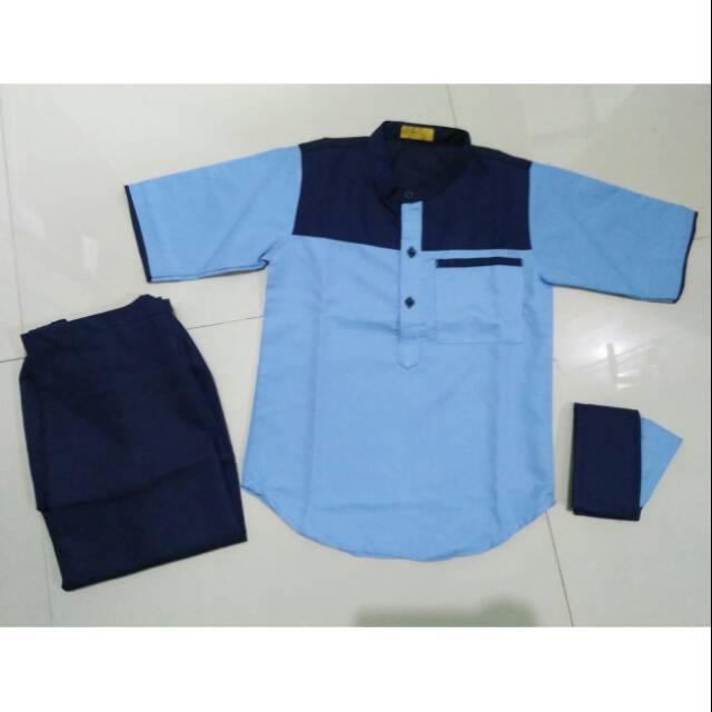setelan koko anak laki-laki / setelan kurta anak cowok/ set koko kurta Pakistan anak laki- laki 6bul