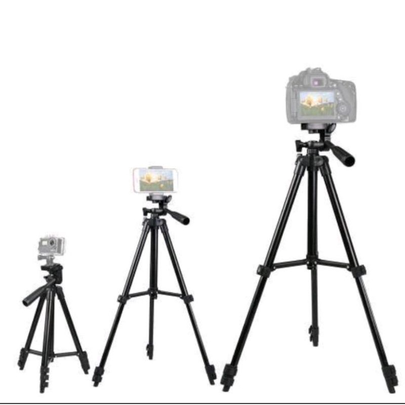 Tripod 3120A Hitam Camera Mobile Tripod 1 M