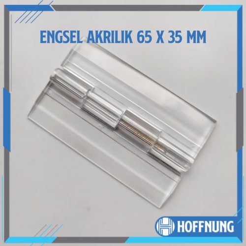 Engsel Akrilik 65 X 35 mm Hinge Acrylic 65x35mm Ukuran 6 cm