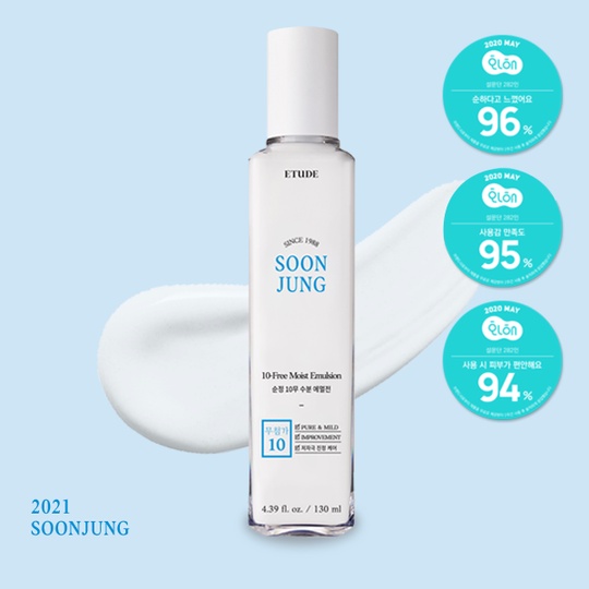 ETUDE HOUSE Soon Jung 10-Free Moist Emulsion 130ml