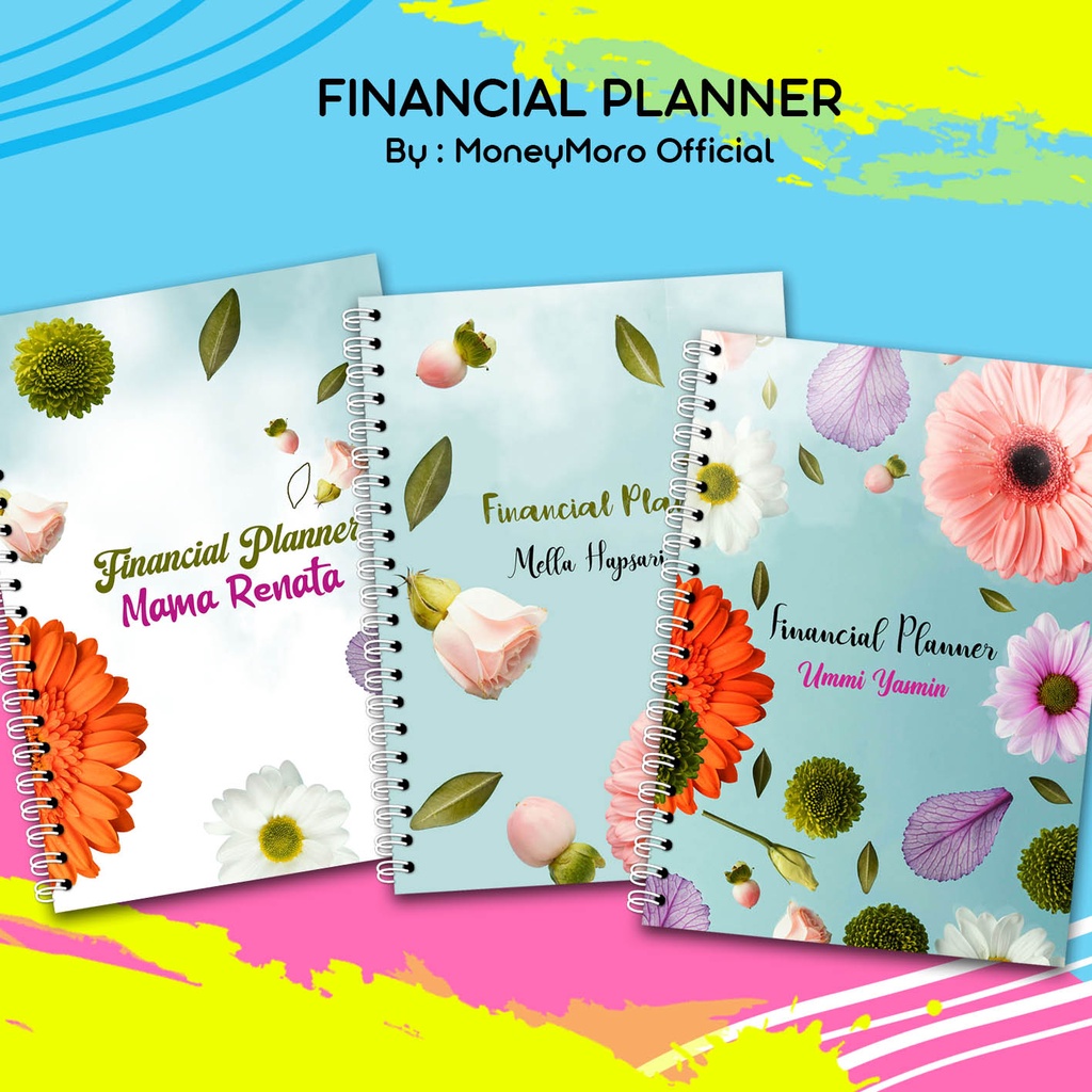 

MoneyMoro Financial Planner / Buku Catatan Keuangan Custom 013-015