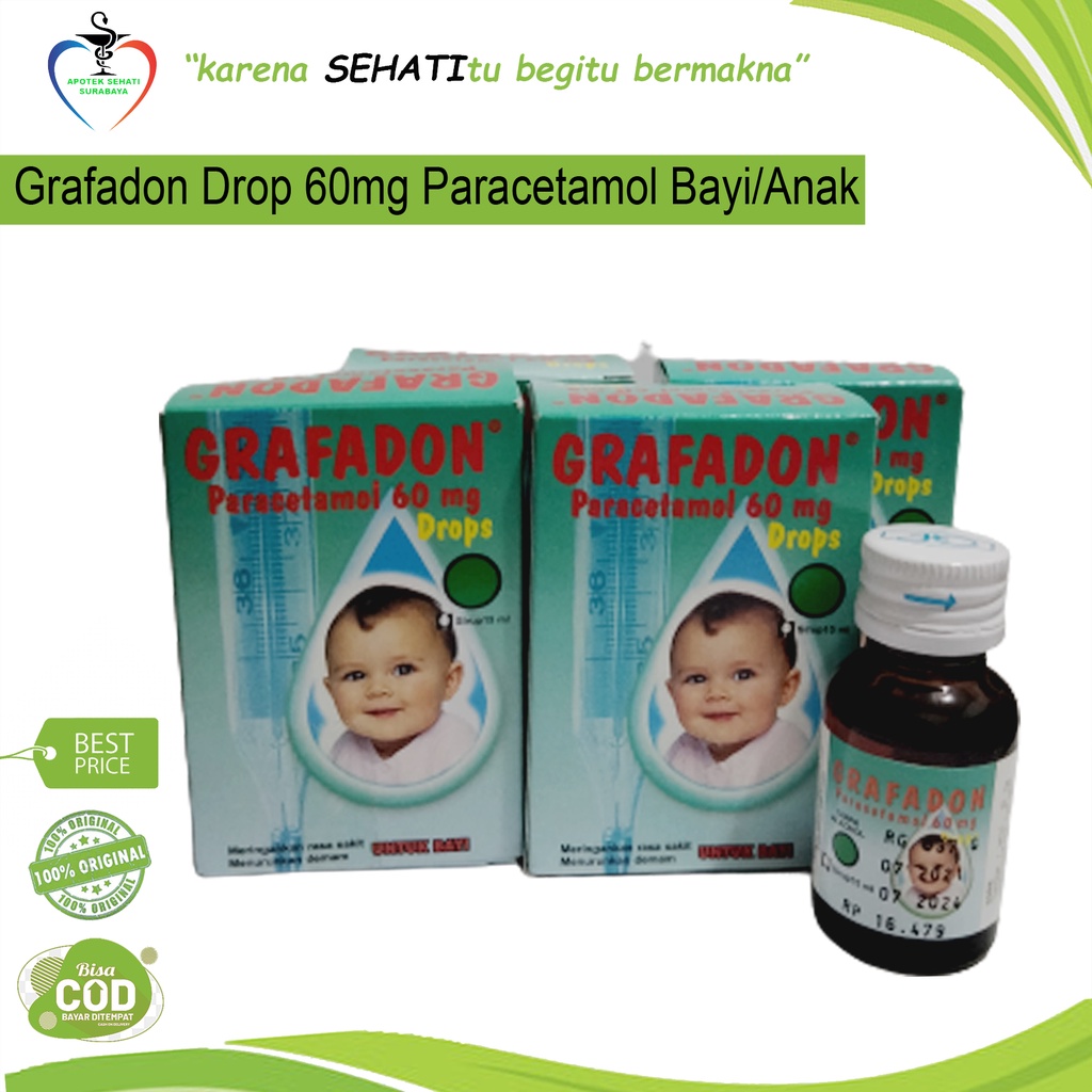 GRAFADON DROP PARACETAMOL DEMAM DAN NYERI BAYI