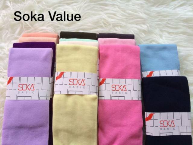 Kaos Kaki SOKA Jempol Value - Kaos kaki jempol Basic Polos Value