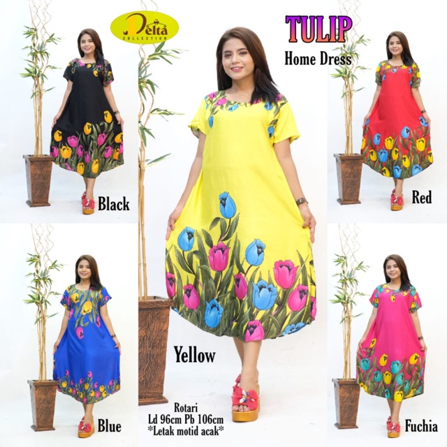  Daster  tulip daster  motif daster  best seller daster  